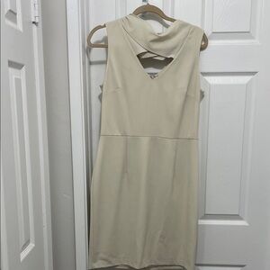 Marc New York Backless Cream Dress